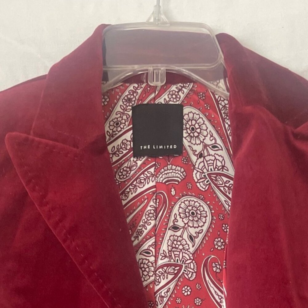 Red Velvet Blazer
